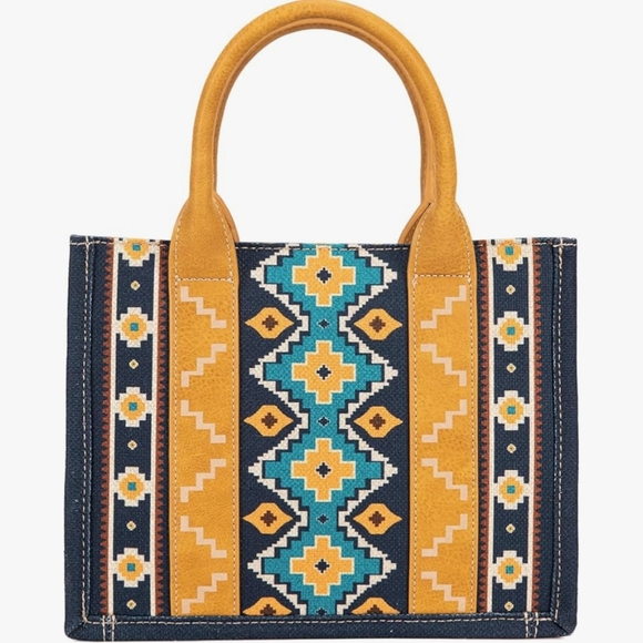 Montawest Wrangler Women's Tote Multicolor Patterned Bag - Picture 4 of 8